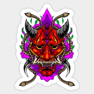 Hannya Mask 03 Sticker